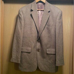 RALPH LAUREN Mens Blazer Sport Coat Casual Jacket Size 42R 100% Lambs' Wool